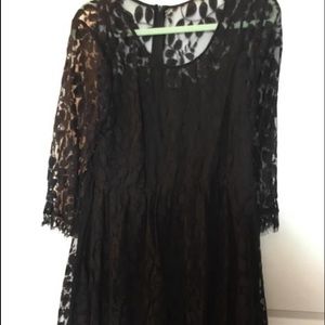 Black long sleeve dress